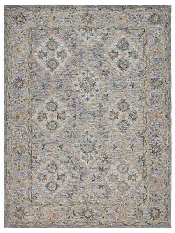 LR Home Modern Traditions Rug — Ice Blue