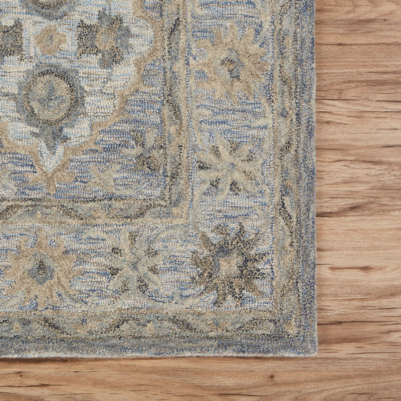 LR Home Modern Traditions Rug — Ice Blue