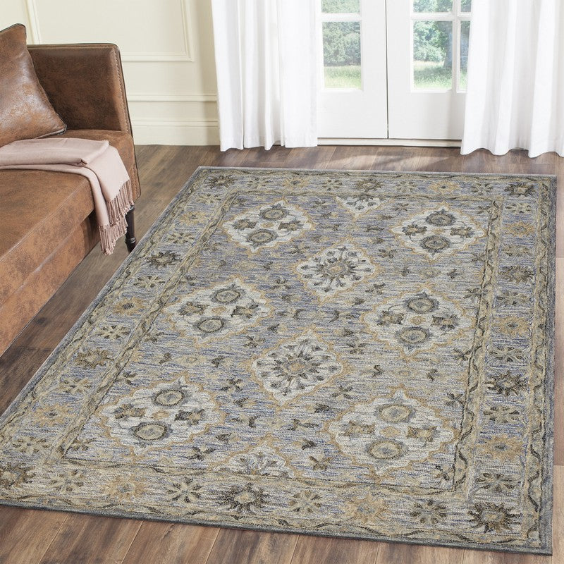 LR Home Modern Traditions Rug — Ice Blue