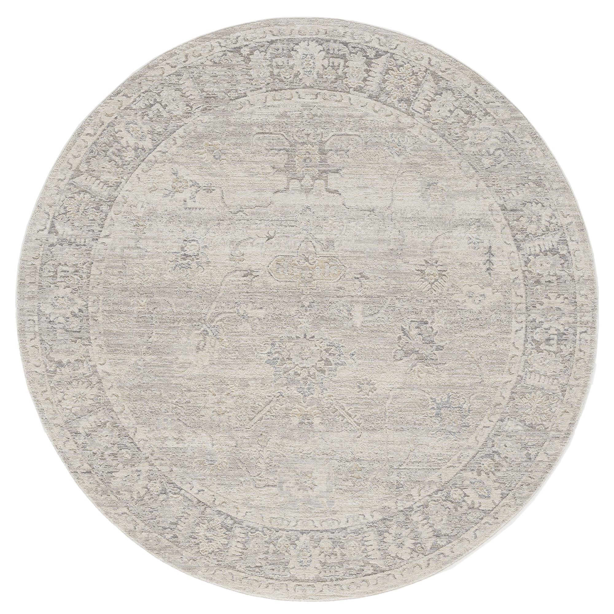 LR Home Monaco Rug — Beige/Stone Blue