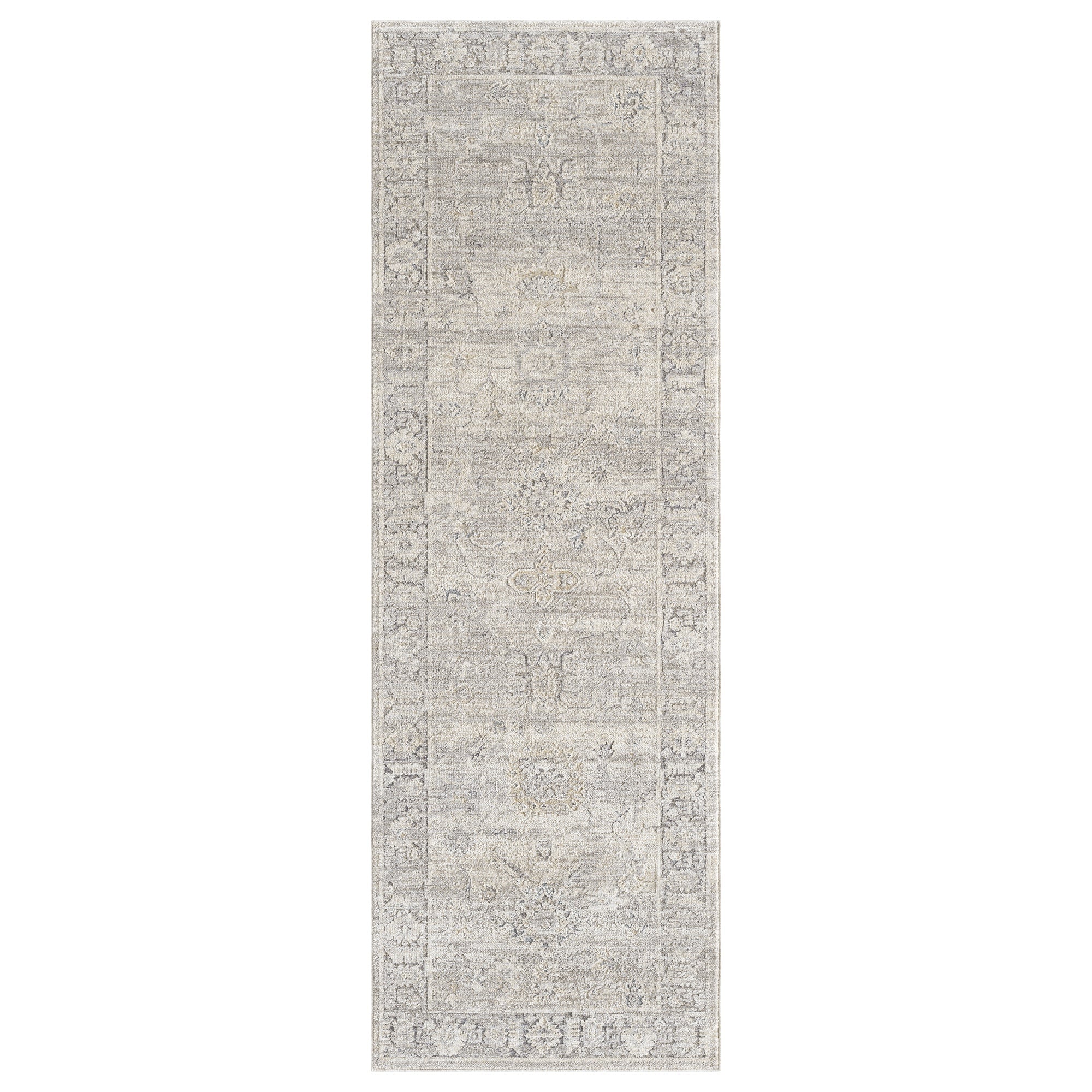 LR Home Monaco Rug — Beige/Stone Blue