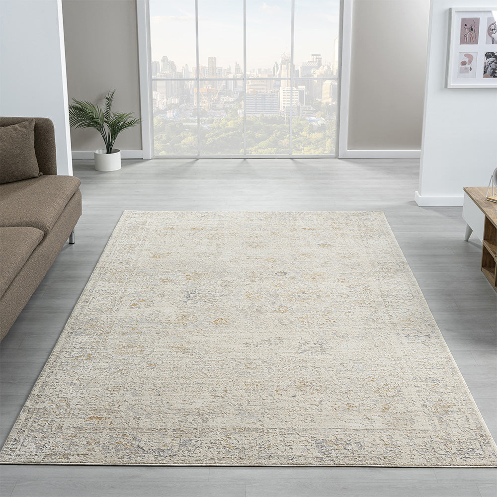 LR Home Monaco Rug — Ivory / Beige