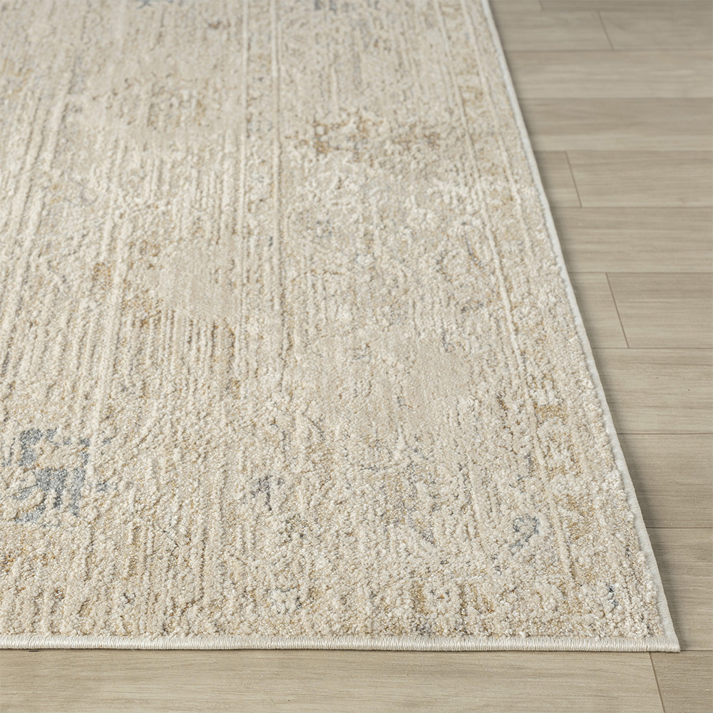 LR Home Monaco Rug — Beige / Ivory