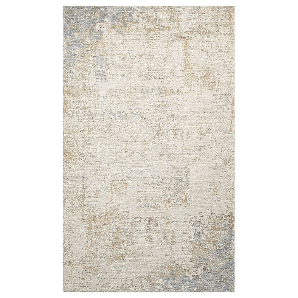 LR Home Monaco Rug — Beige/Stone Blue