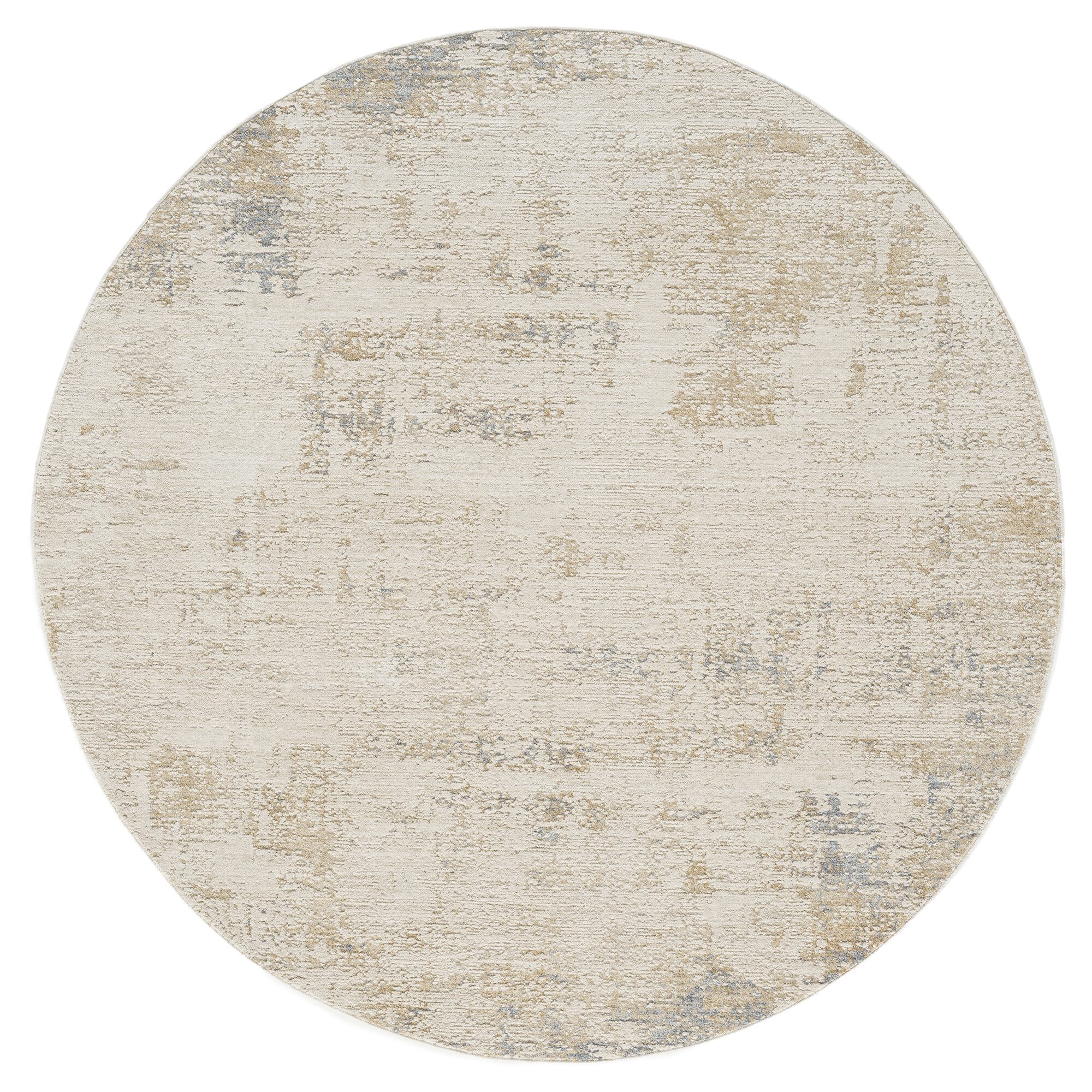 LR Home Monaco Rug — Beige/Stone Blue