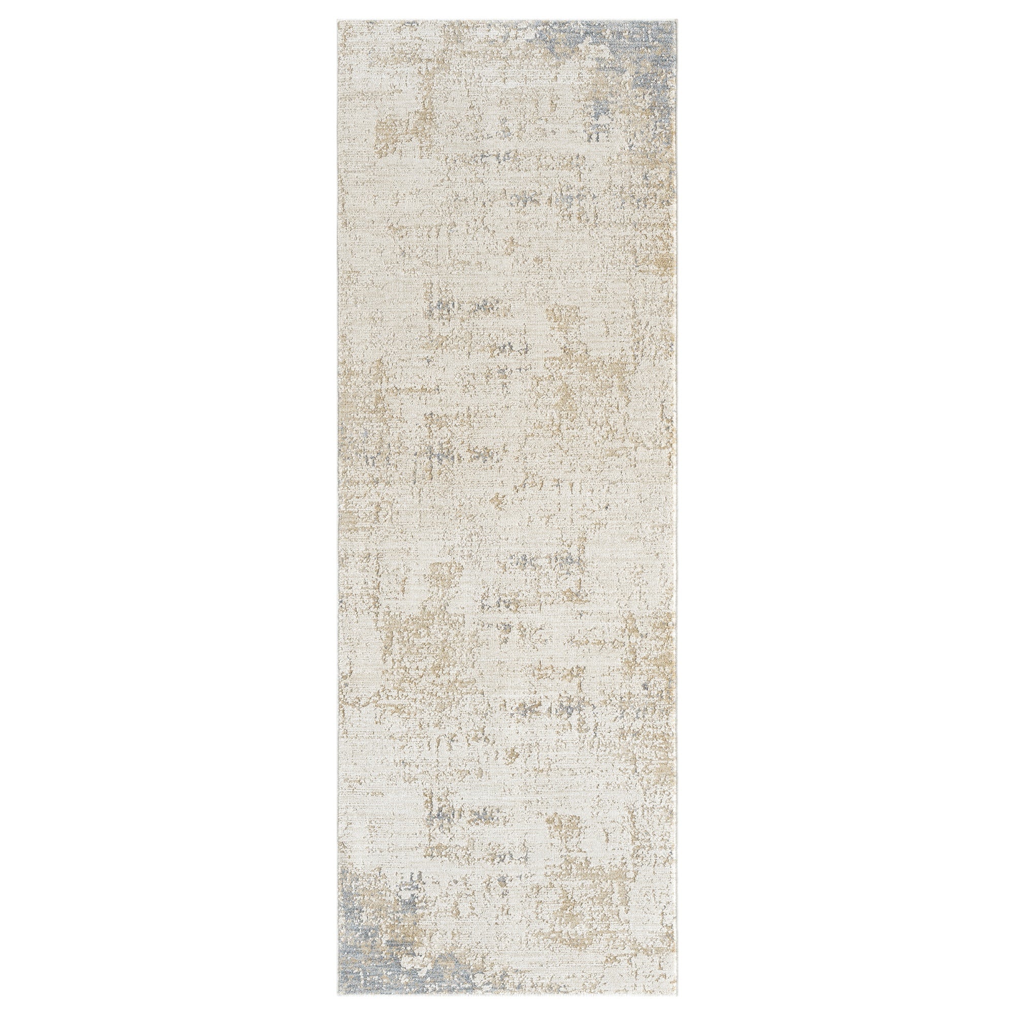 LR Home Monaco Rug — Beige/Stone Blue