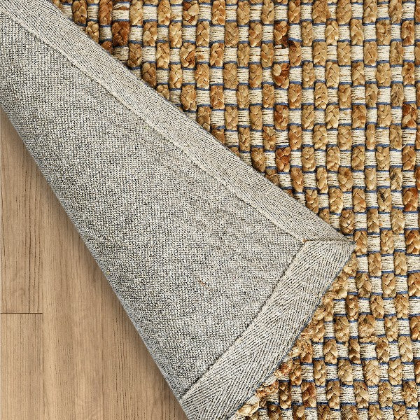 LR Home Naturals Rug — Indigo