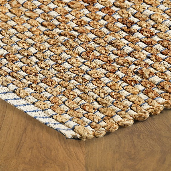 LR Home Naturals Rug — Indigo