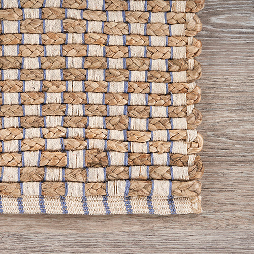 LR Home Naturals Rug — Indigo