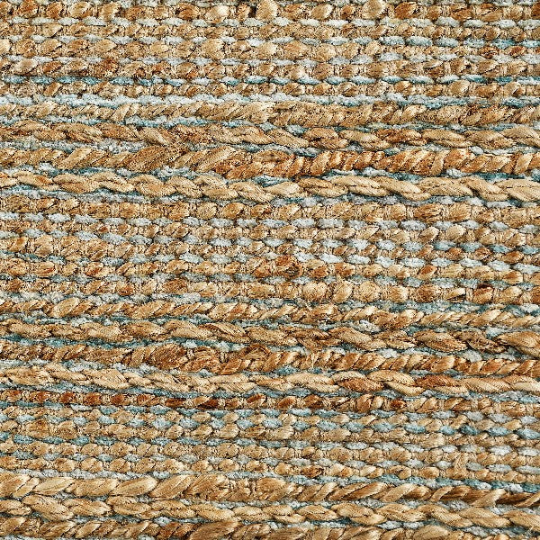 LR Home Naturals Rug — Spa Blue