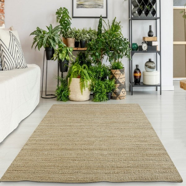 LR Home Naturals Rug — Bleach / Ivory