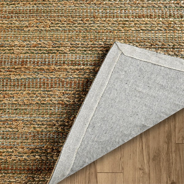 LR Home Naturals Rug — Smoke Green