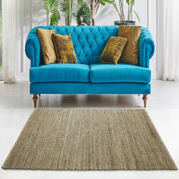 LR Home Naturals Rug — Smoke Green