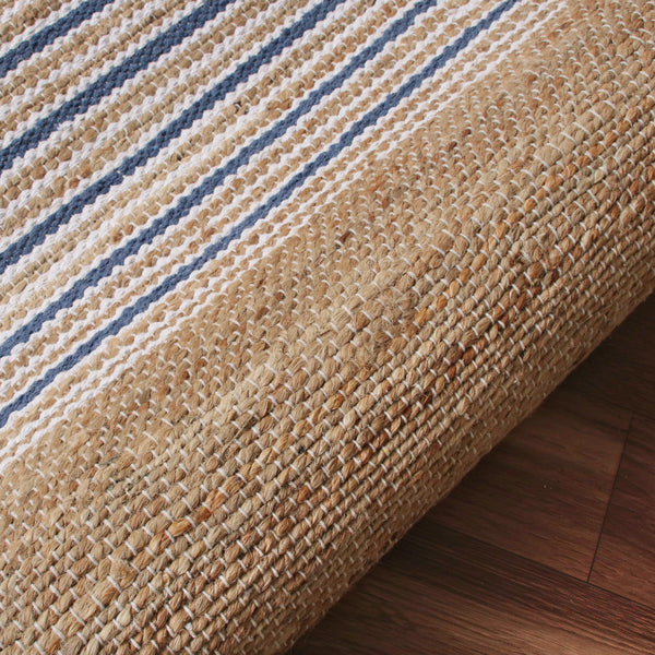 LR Home Naturals Rug — Insignia Blue