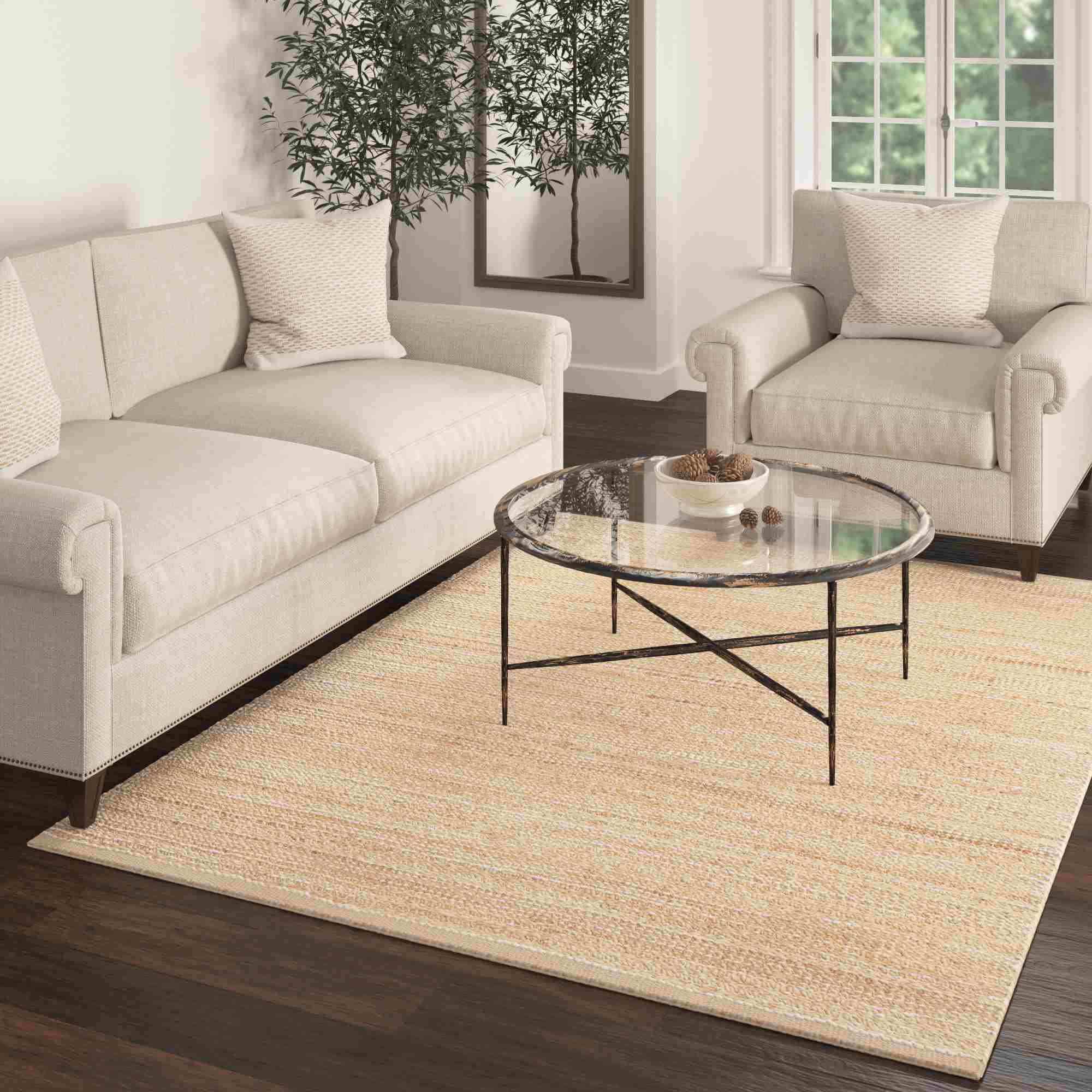 LR Home Naturals Rug — Cream Ivory