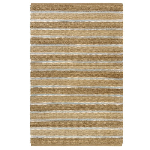 LR Home Naturals Rug — Spa Blue