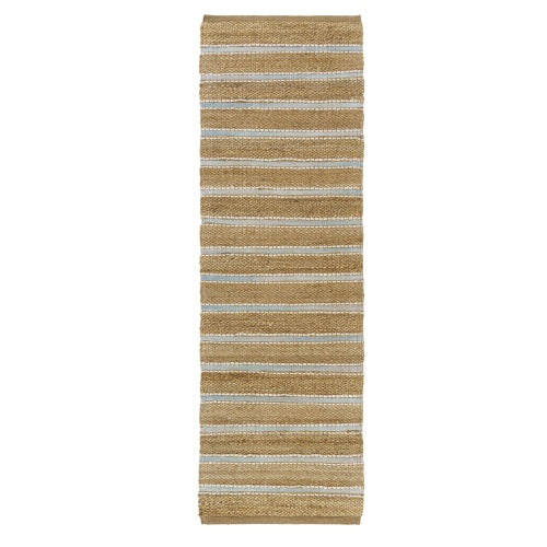 LR Home Naturals Rug — Spa Blue