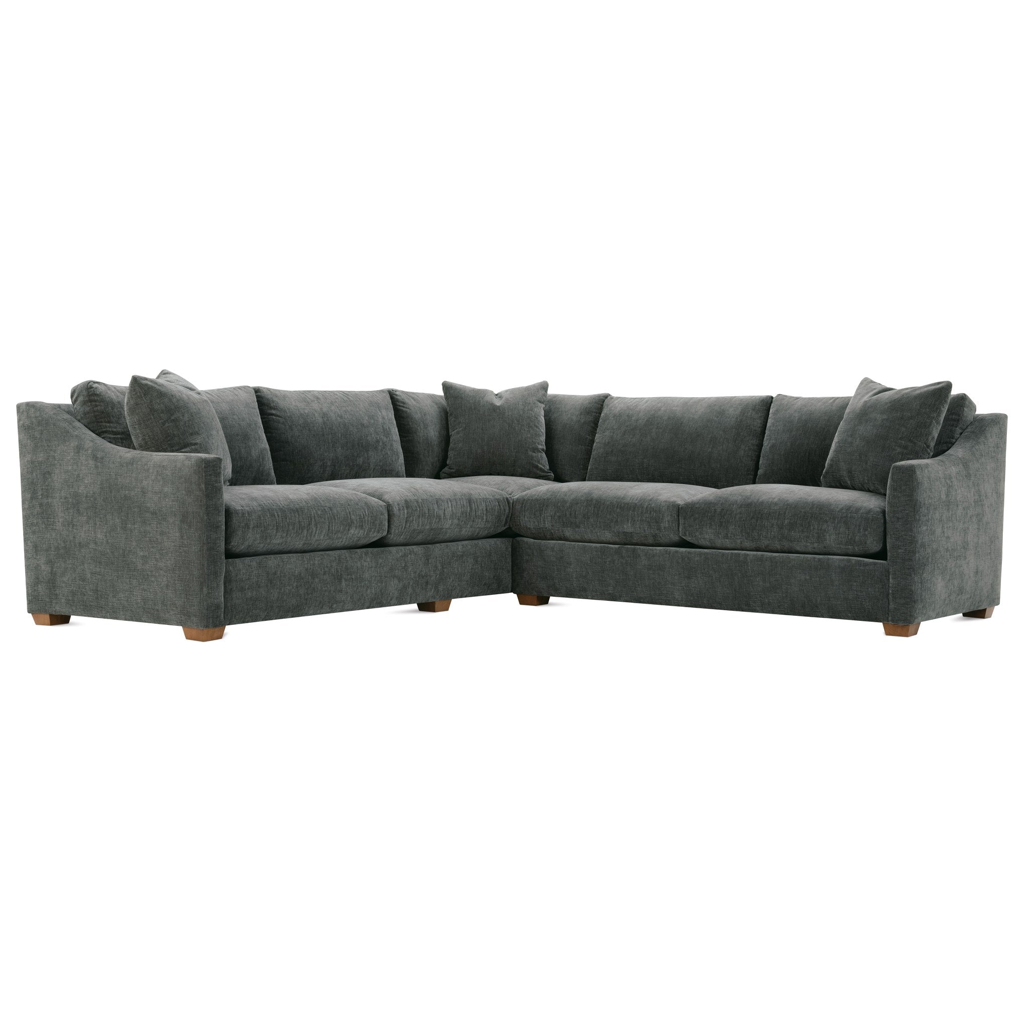 Rowe Furniture Bradford 2-Piece Sectional — Pepper