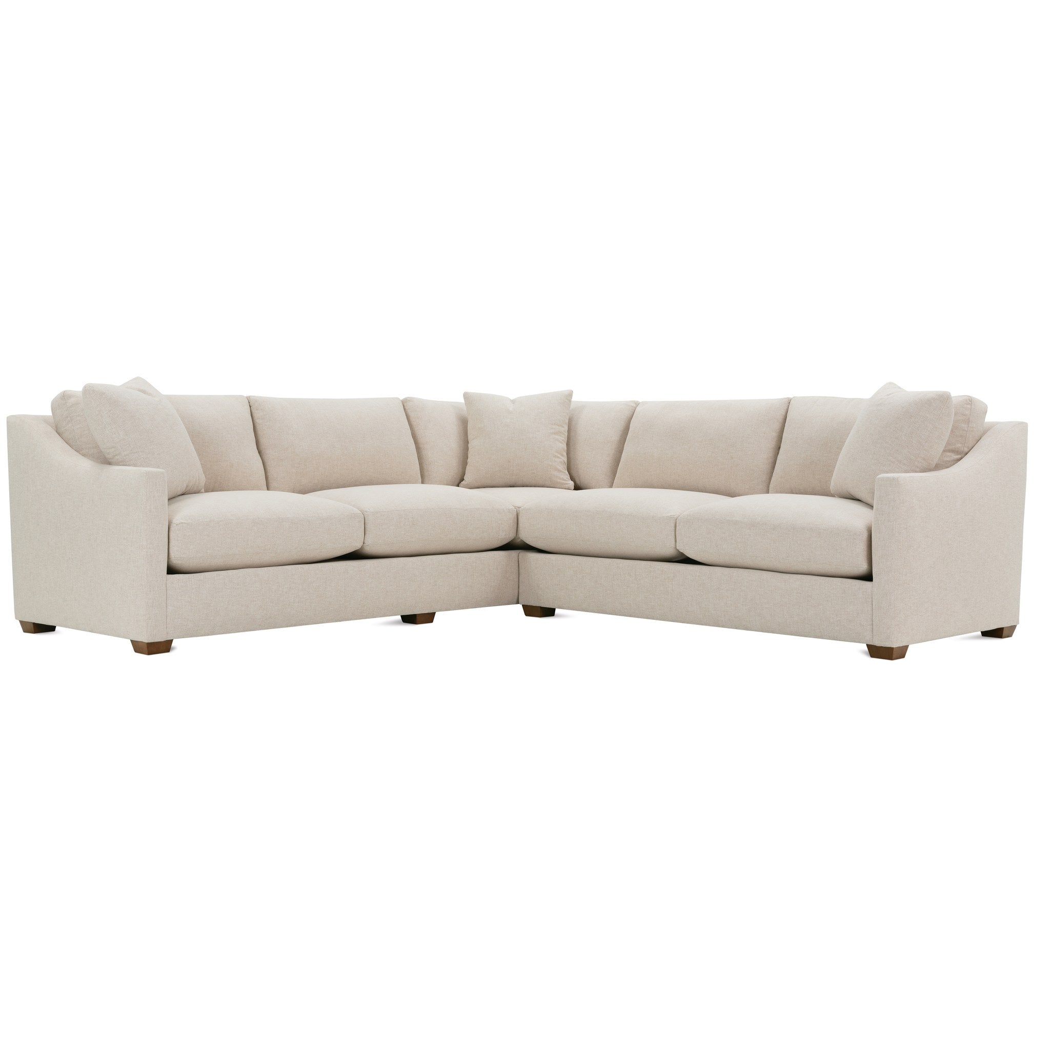 Rowe Furniture Bradford 2-Piece Sectional - Straw — Straw