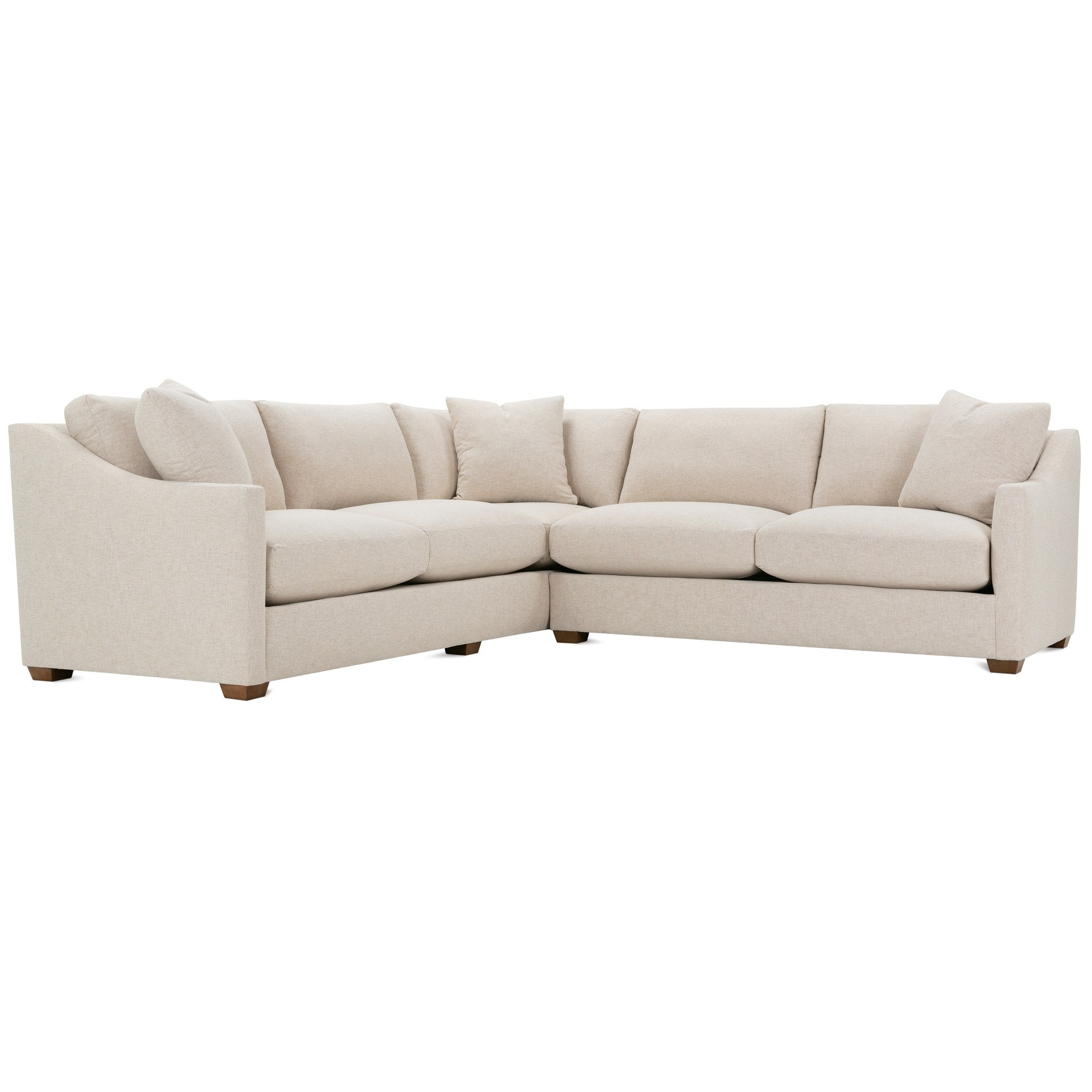 Rowe Furniture Bradford 2-Piece Sectional - Straw — Straw