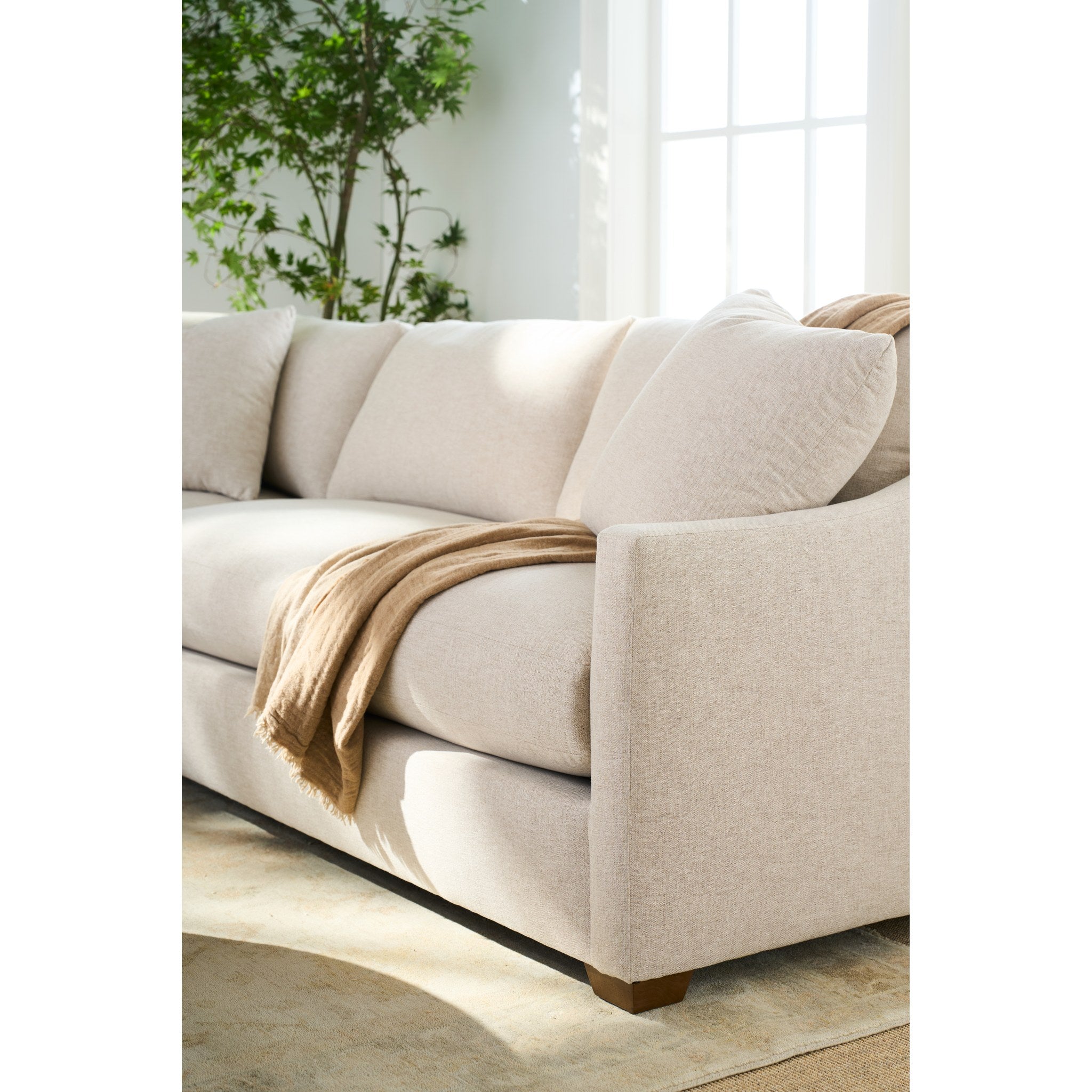 Rowe Furniture Bradford 2-Piece Sectional - Straw — Straw