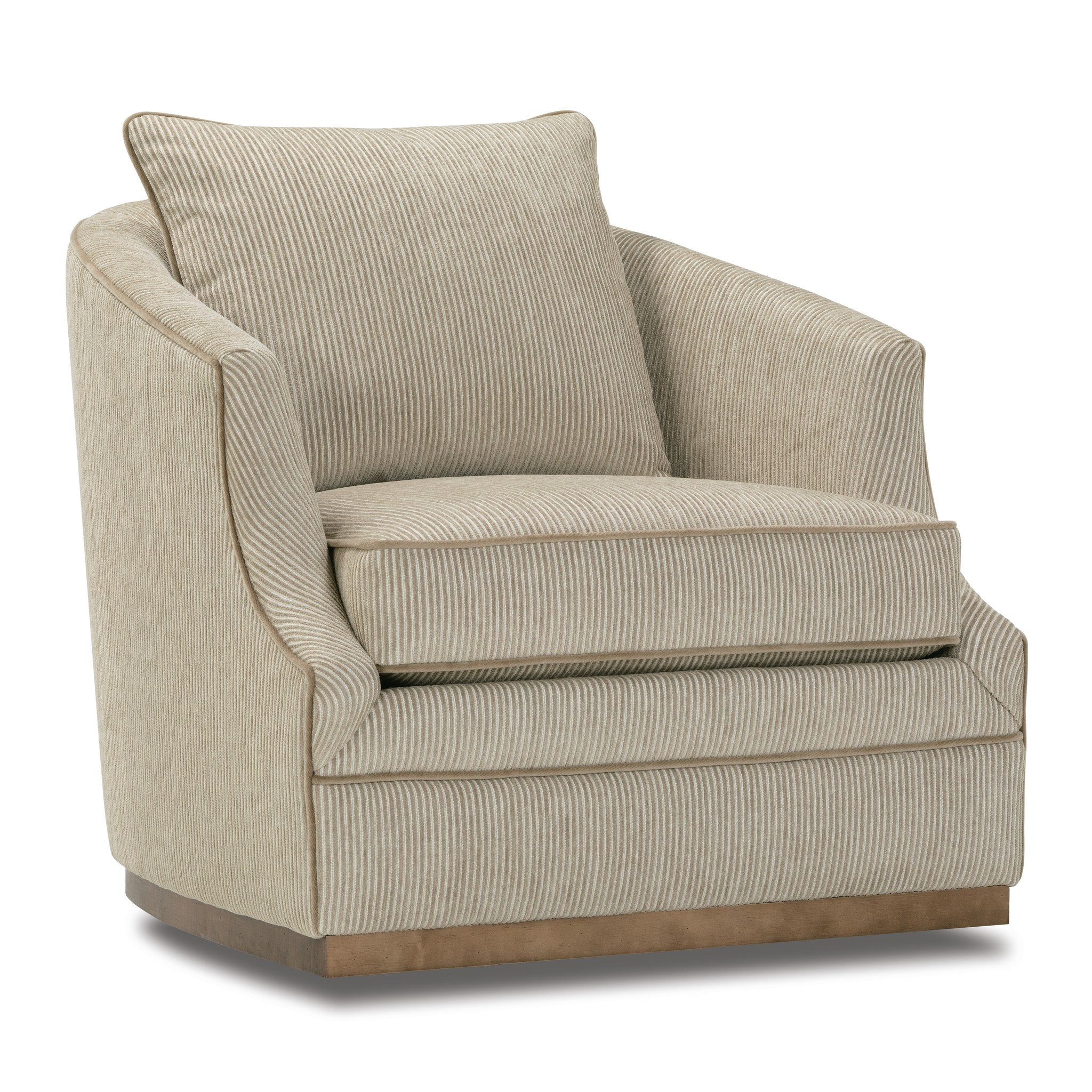 Rowe Furniture Emmerson Swivel Chair — Straw