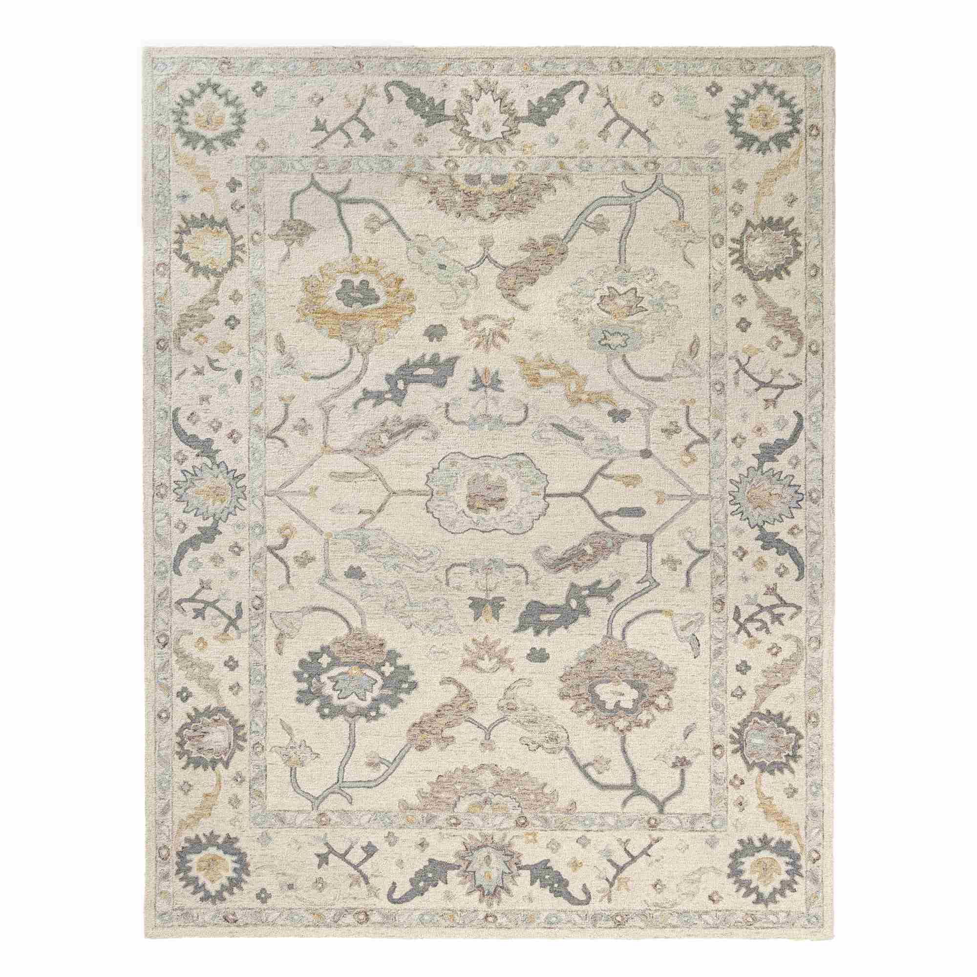 LR Home Pallor Rug — Cream / Multi