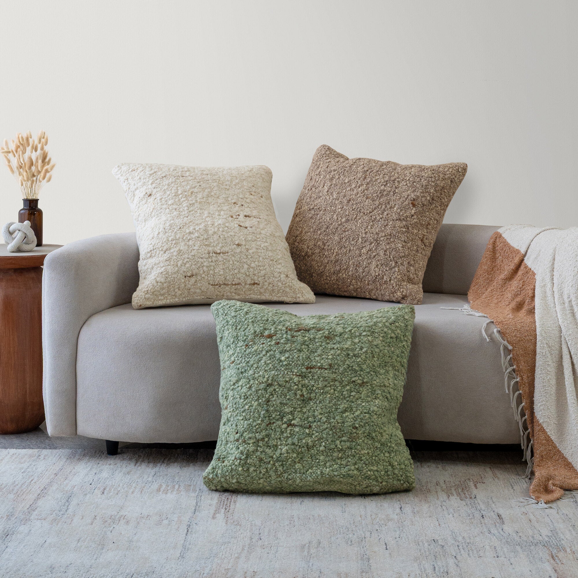 LR Home Serra Pillow — Green