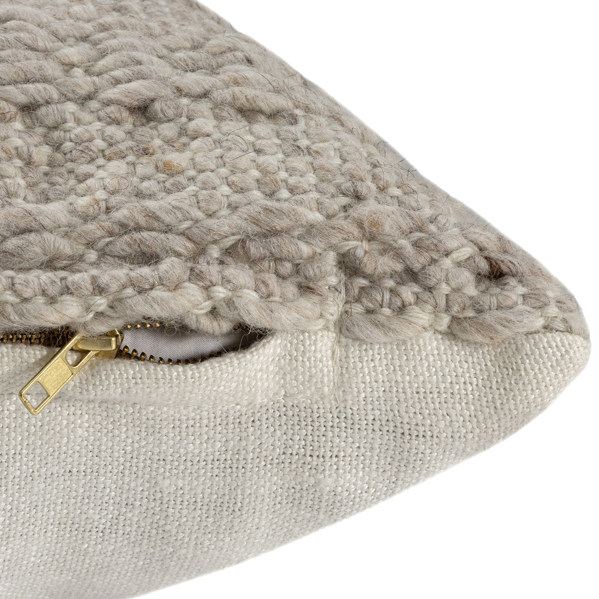 LR Home Serra Pillow — Beige