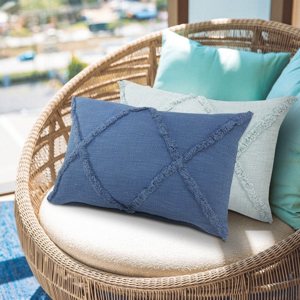 LR Home Reese Pillow — Coronet Blue