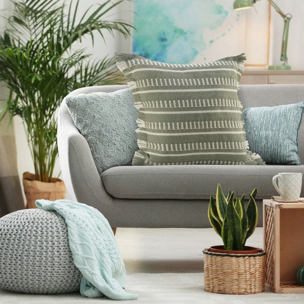 LR Home Atlantis Pillow — Green