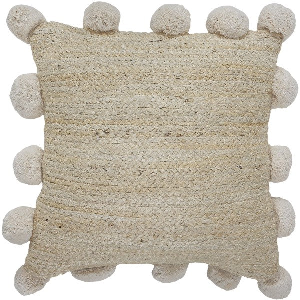 LR Home Pompadour Pillow — Natural