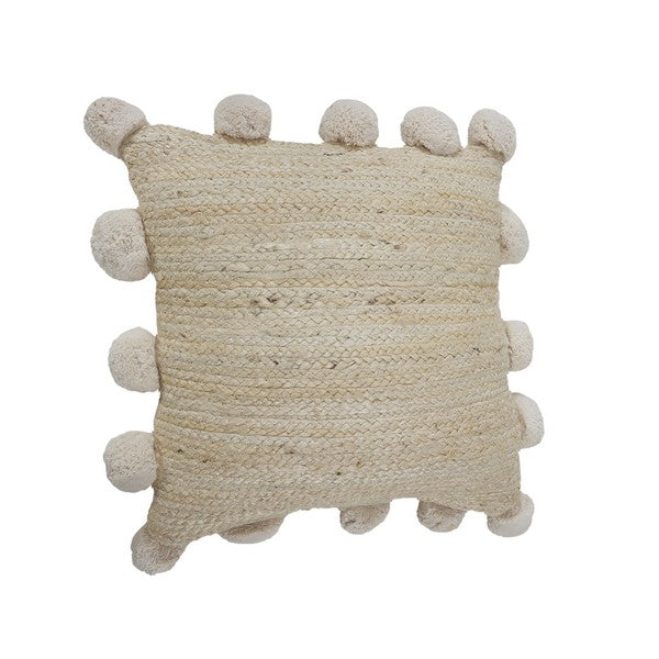 LR Home Pompadour Pillow — Natural