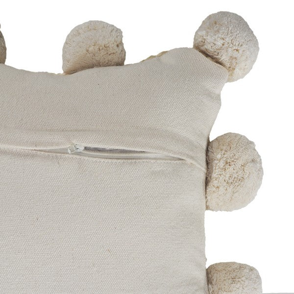 LR Home Pompadour Pillow — Natural