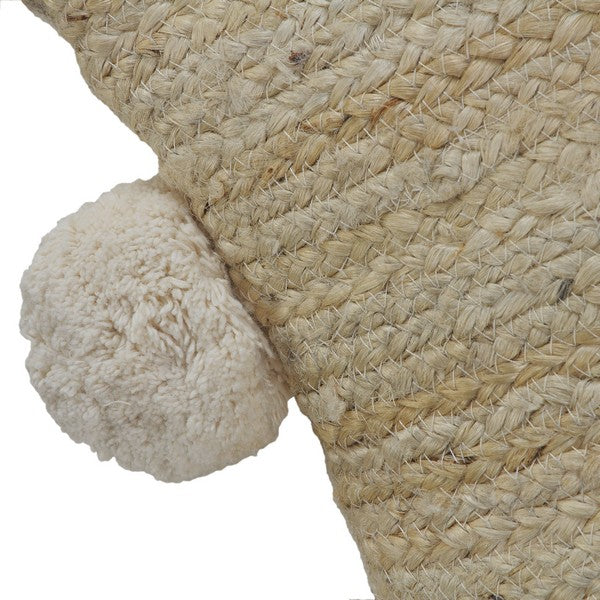 LR Home Pompadour Pillow — Natural