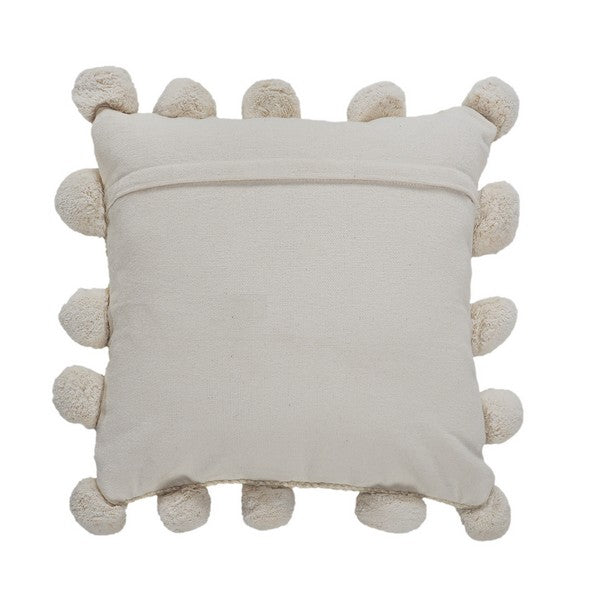 LR Home Pompadour Pillow — Natural