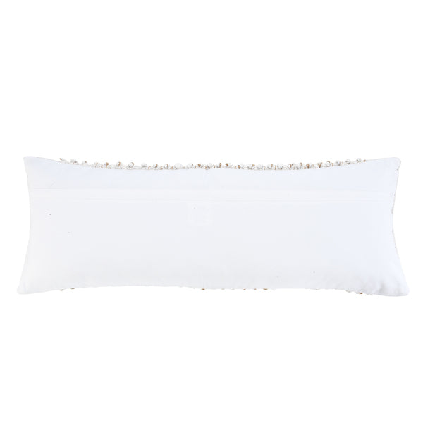 LR Home Reed Pillow — White / Natural (07734)