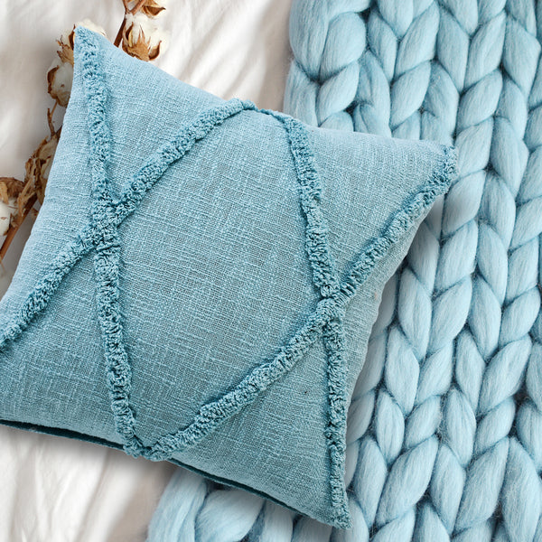 LR Home Reese Pillow — Canal Blue