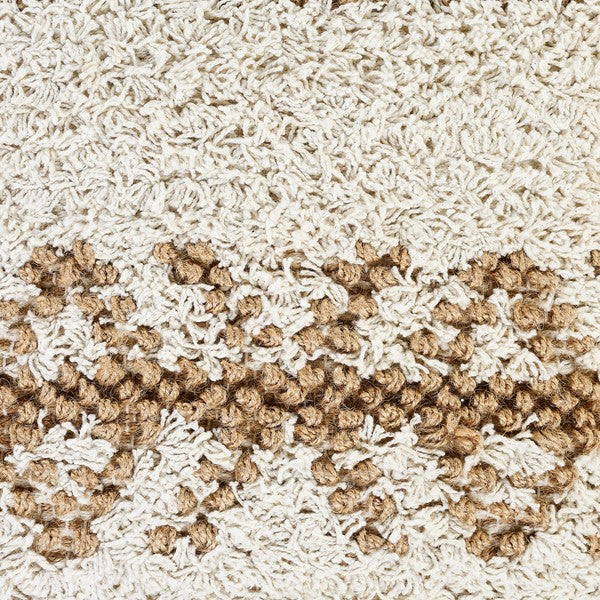 LR Home Reed Pillow — White / Natural (07739)