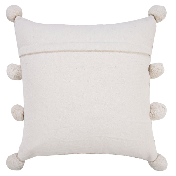 LR Home Pompadour Pillow — Natural / Black