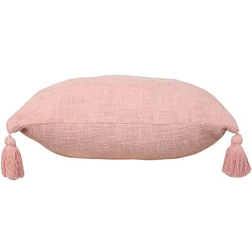 LR Home Insignia Pillow — Coral Pink