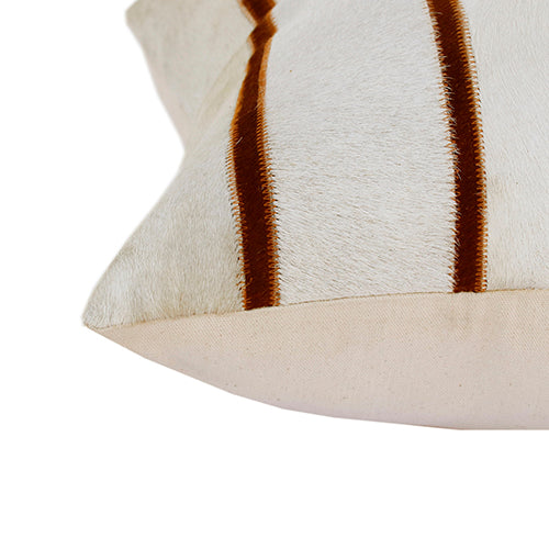 LR Home Austin Pillow — Ivory / Brown