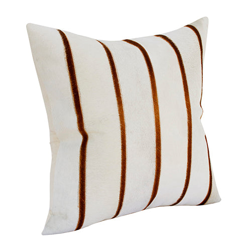 LR Home Austin Pillow — Ivory / Brown