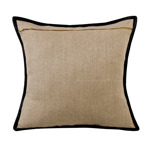 LR Home Estate Pillow — Natural / Black