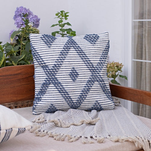 LR Home Opee Pillow — Navy (08618)