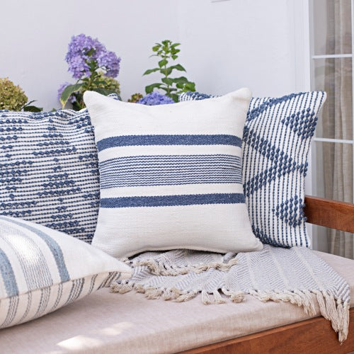 LR Home Opee Pillow — Navy (08618)