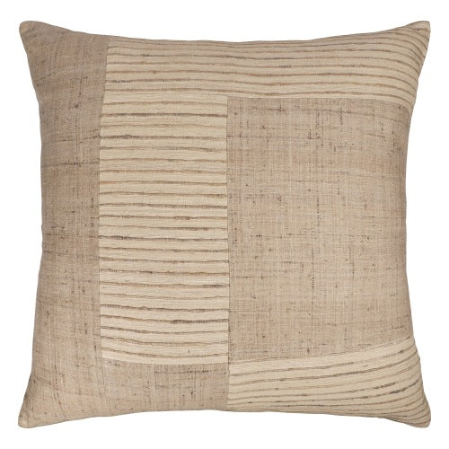 LR Home Linen & Silk Pillow — Natural / Cream