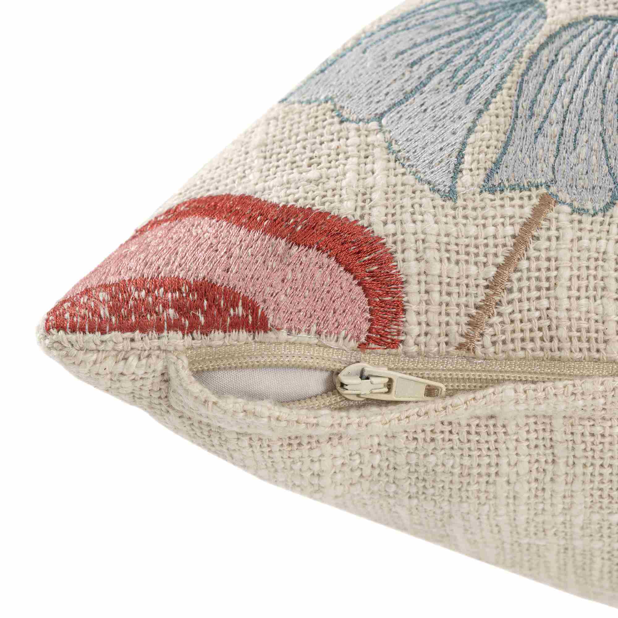LR Home Woodland Pillow — Ivory Multi