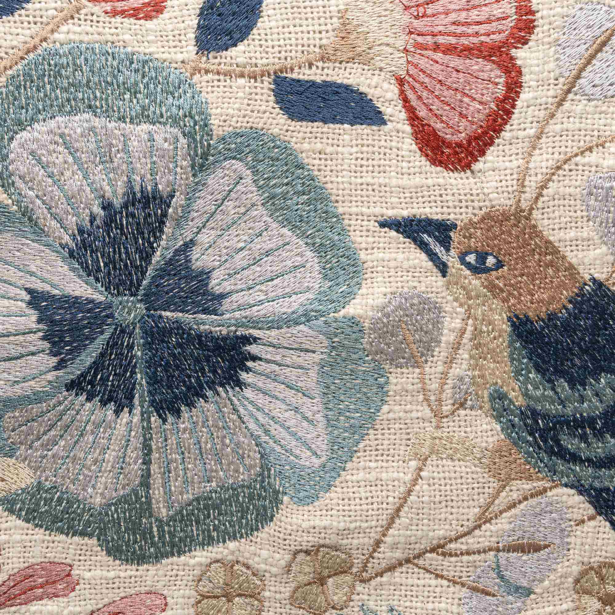 LR Home Woodland Pillow — Ivory Multi
