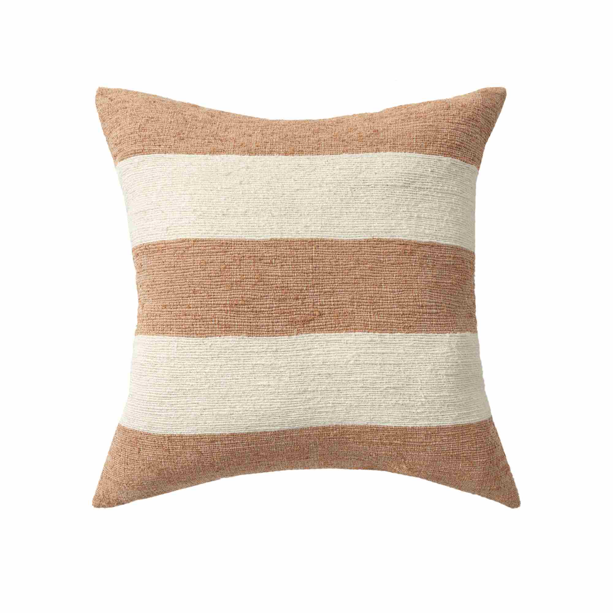 LR Home Horizon Pillow — Rust / Ivory